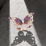 Rose Gold Cocktail Butterfly Ring - Vignette | Esprit Papillon