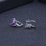 Boucles d'Oreilles Papillon Améthyste - Vignette | Esprit Papillon