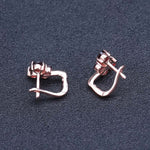 Boucles d'Oreilles Papillon Grenat - Vignette | Esprit Papillon