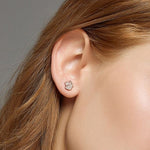 Boucles d'Oreilles Papillon Or Rose - Vignette | Esprit Papillon