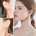 Boucles d'Oreilles Papillon Pierres - Vignette | Esprit Papillon