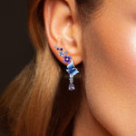 Boucles d'Oreilles Papillon Émail - Vignette | Esprit Papillon