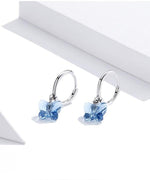 Blue Butterfly Earrings - Vignette | Esprit Papillon
