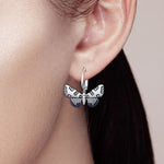 Boucles d'Oreilles Papillon Argent - Vignette | Esprit Papillon