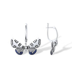 Boucles d'Oreilles Papillon Argent - Vignette | Esprit Papillon