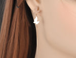 Boucles d'Oreilles Pendantes Papillon - Vignette | Esprit Papillon