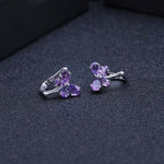 Boucles d'Oreilles Papillon Améthyste - Vignette | Esprit Papillon