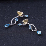 Topaz Butterfly Earrings - Vignette | Esprit Papillon