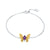 Bracelet Papillon Améthyste
