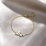 Bracelet Orchidée Papillon (Ajustable) - Vignette | Esprit Papillon