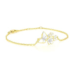 Bracelet Orchidée Papillon (Ajustable) - Vignette | Esprit Papillon