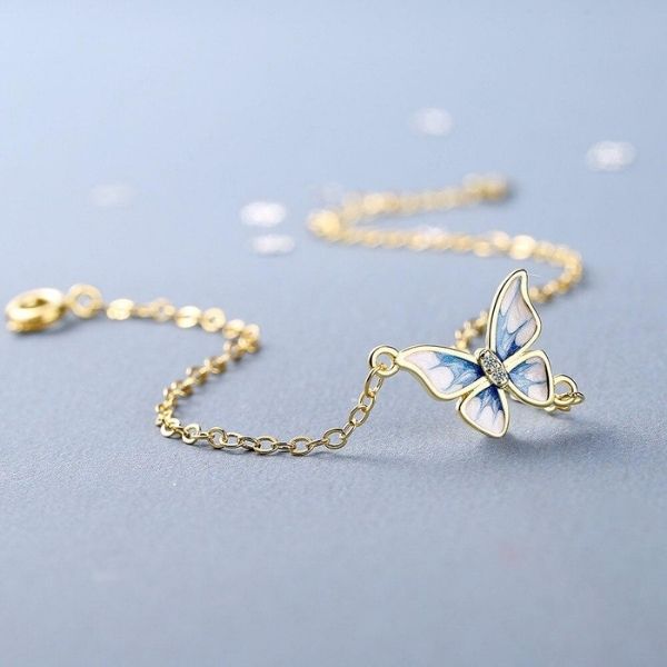 Bracelet Papillon Fantaisie doré