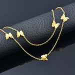 Bracelet Cheville Papillon (Ajustable) - Vignette | Esprit Papillon