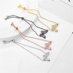 Bracelet Papillon Zirconium (Ajustable) - Vignette | Esprit Papillon