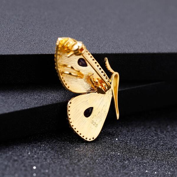 Collier Améthyste Papillon