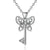 Collier Clé Papillon