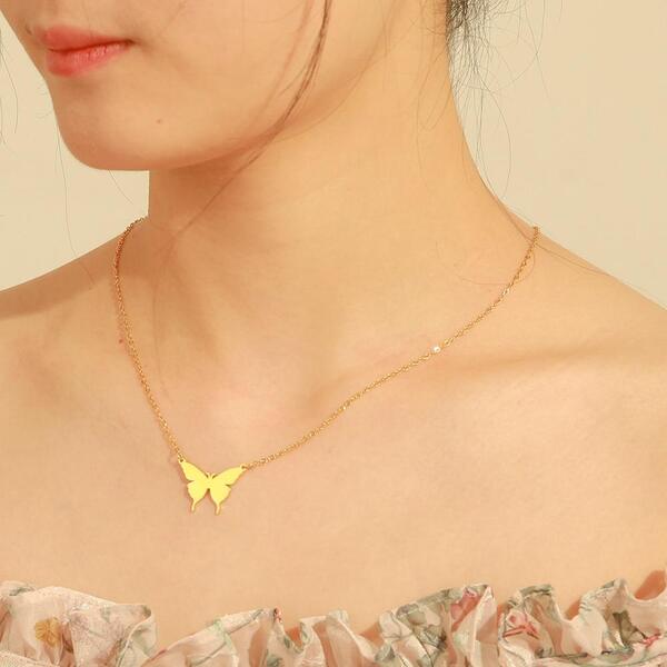 Collier Femme Papillon Porte-Queue