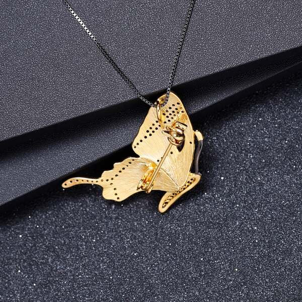 Collier Femme Saphir Papillon