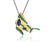Collier Papillon Femme Saphir