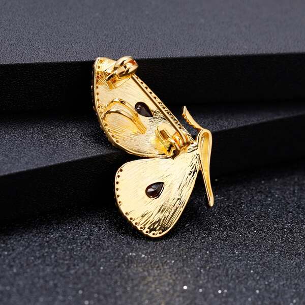 Collier Grenat Papillon