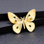Gold Diopside Butterfly Necklace - Vignette | Esprit Papillon