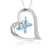Collier Papillon Cœur