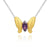 Collier Papillon Cristal Améthyste