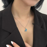 Collier Papillon Bleu - Vignette | Esprit Papillon