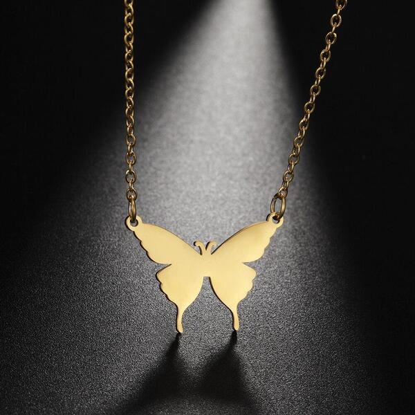 Collier Papillon Porte-Queue