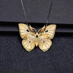 Blue Sapphire Butterfly Necklace - Vignette | Esprit Papillon
