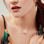 Rose Gold Butterfly Necklace - Vignette | Esprit Papillon