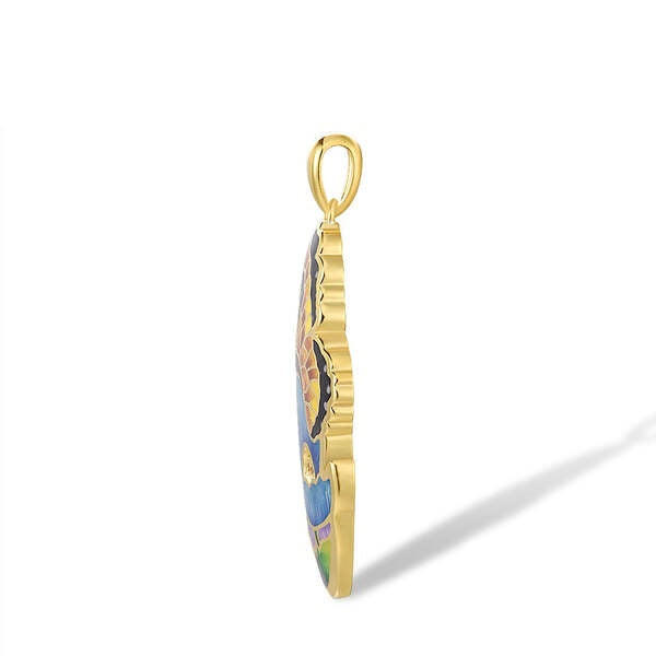 Pendentif medaillon papillon