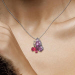 Crystal Butterfly Pendant - Vignette | Esprit Papillon