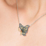 Gold Butterfly Pendant - Vignette | Esprit Papillon