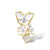 Pendentif Orchidée Papillon