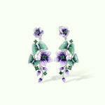 Floral Butterfly Earrings - Vignette | Esprit Papillon