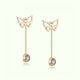 Boucles-d_Oreilles-Papillon-Pendantes-Or-Rose