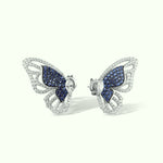 Zirconium Butterfly Earrings - Vignette | Esprit Papillon