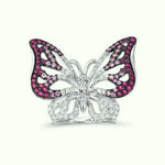 Silver Butterfly Ring - Vignette | Esprit Papillon