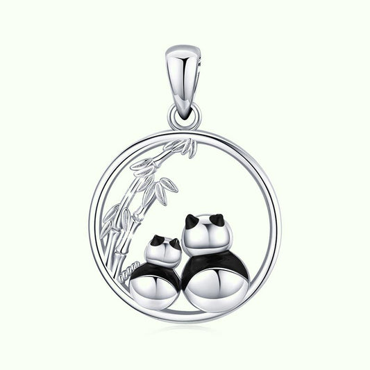 Pendentif-Panda-Argent