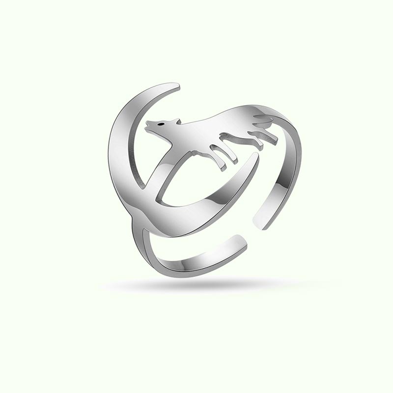 bague-loup-lune-argent