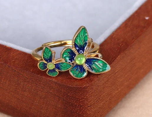 bague-papillon-doree