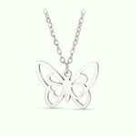 Silver Butterfly Pendant - Vignette | Esprit Papillon