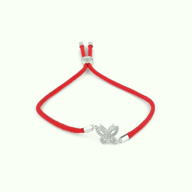 bracelet-cordon-papillon-rouge-argent