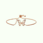 Bracelet Papillon Zirconium (Ajustable) - Vignette | Esprit Papillon