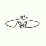 Zirconium Butterfly Bracelet (Adjustable) - Vignette | Esprit Papillon