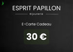 E-Carte cadeau Esprit Papillon 30 euros