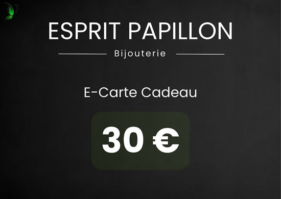 E-Carte cadeau Esprit Papillon 30 euros
