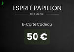 E-Carte cadeau Esprit Papillon 50 euros