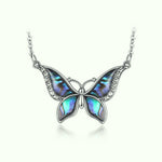 Mother-of-Pearl Butterfly Necklace - Vignette | Esprit Papillon